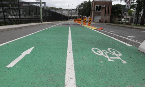 A Sydney bike path