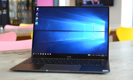 windows 10 on a laptop