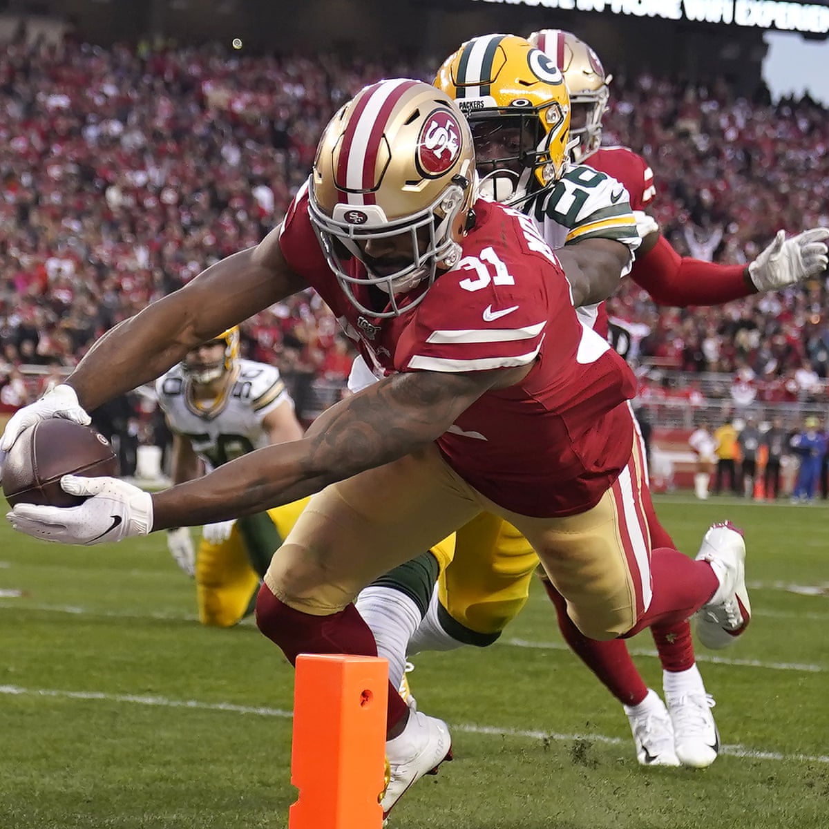 NFC championship game: Green Bay Packers 20-37 San Francisco 49ers