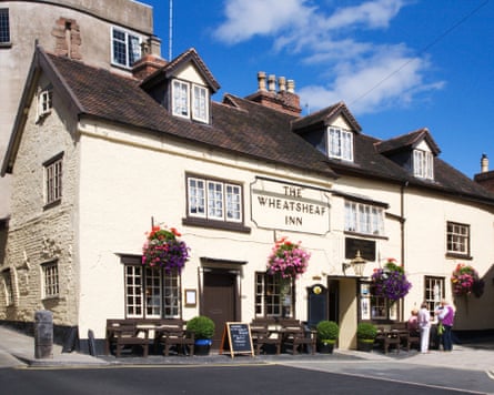 The Wheatsheaf Inn in Ludlow, Shropshire, England.