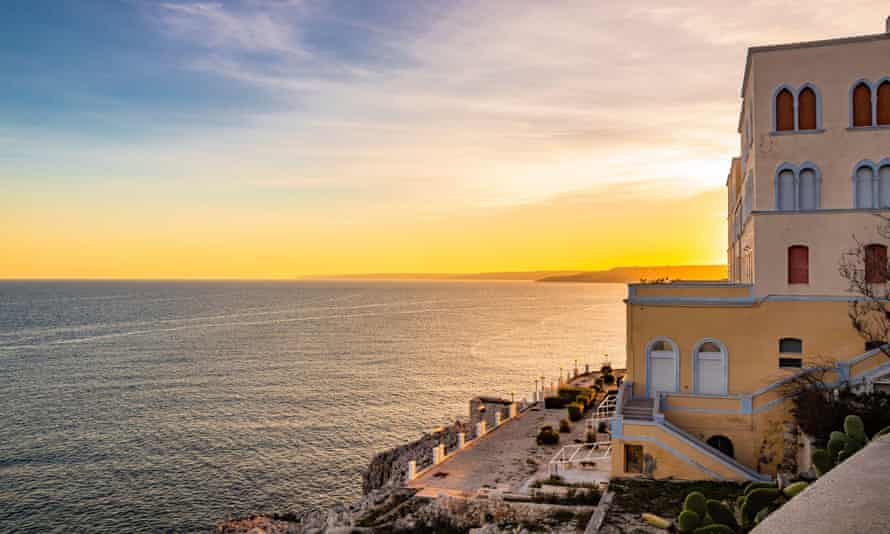 Sea views from Santa Cesarea Terme, in Puglia’s south-east
