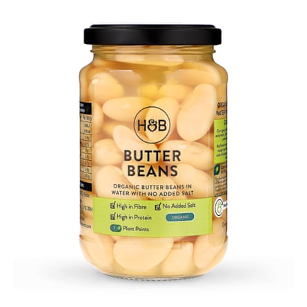 Holland & Barrett Butter Beans 340g jar