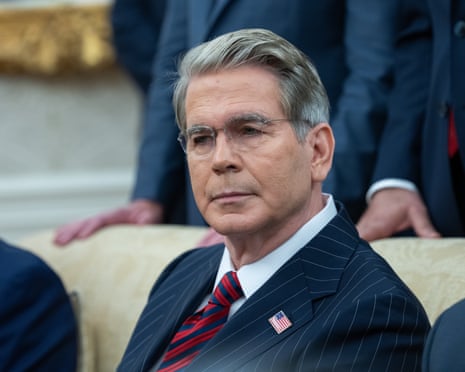 US Secretary of the Treasury Scott Bessent attends a meeting between US President Donald J Trump and Lebanese President Joseph Aoun in the Oval Office of the White House in Washington, DC, USA, 21 July 2026