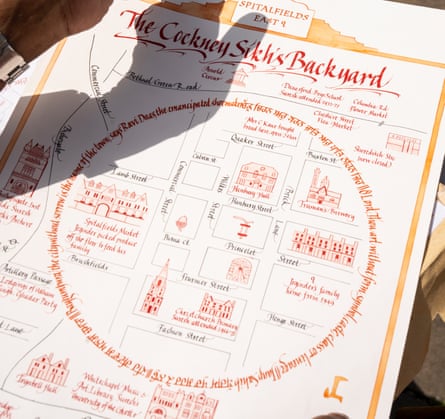 Singh’s map of Spitafields.