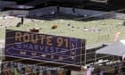 'This isn't supposed to happen here': hush falls over Las Vegas after shooting