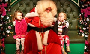 Father Christmas Meets Children At Harrods<br>