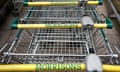 Morrisons supermarket trolleys