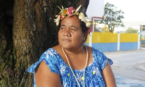 Claire Anterea in Tuvalu