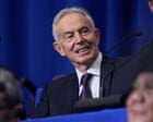Tony Blair tells Starmer and rivals: abandon net zero and move closer to Trump