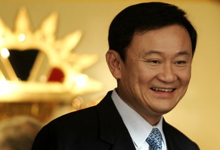 Thai prime minister Thaksin Shinawatra arrives for a cabinet meeting in Bangkok in 2006.