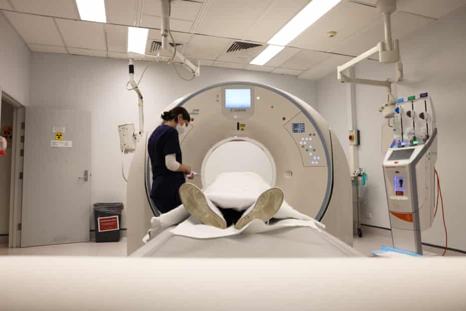 An MRI machine at St Vincent's hospital in Sydney