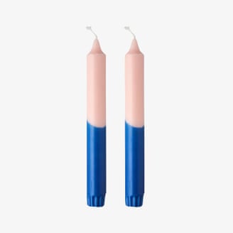 Søstrene Grene bi-colour candles, set of two.