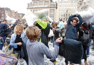 The first rule about pillow fight club is ... tell everyone about pillow fight club in Amsterdam, Netherlands