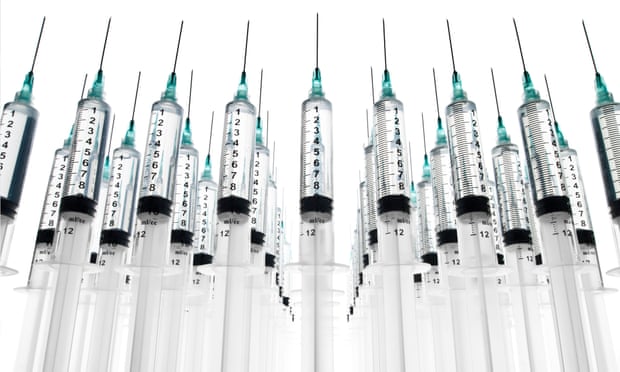 Rows of syringes