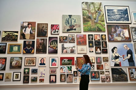 The best hang I’ve seen at the Summer Exhibition for years … room curated by Eileen Cooper.