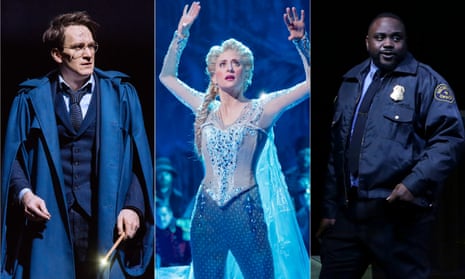 Jamie Parker in Harry Potter and the Cursed Child, Caissie Levy in Frozen: The Musica and Brian Tyree Henry in Lobby Hero.