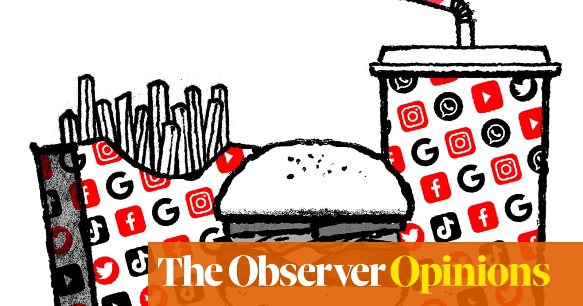 The tech giants’ diet is bad for everyone’s health | David Mitchell