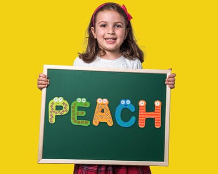 Image of girl holding a sign.