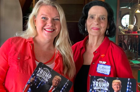 Women for Trump co-founder Meshawn Maddock and Lenore Kurek.