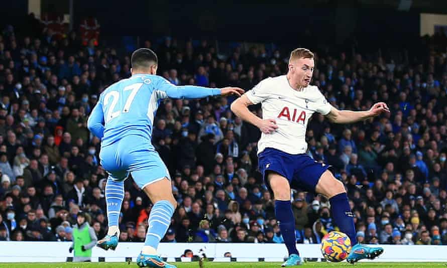 Dejan Kulusevski gives Tottenham an early lead.