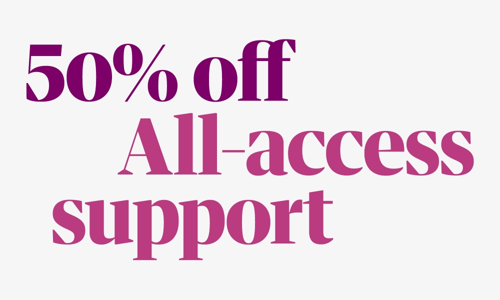 US Supporter Plus discount, 50% off for 6 months