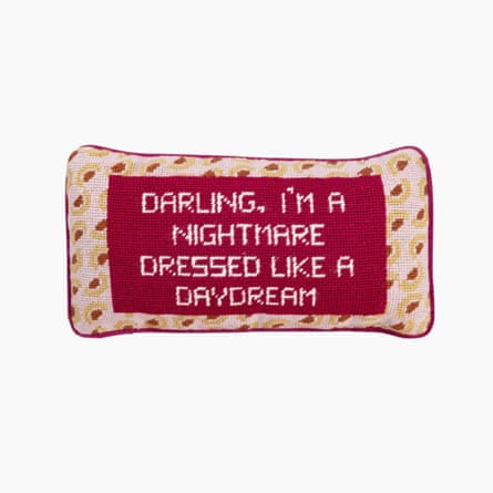 The Go-To Dressed Like A Daydream Needlepoint Pillow
