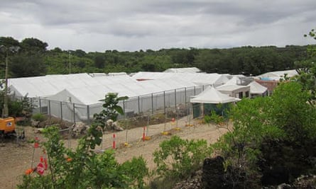 Accommodation for asylum seekers on Nauru in 2015.
