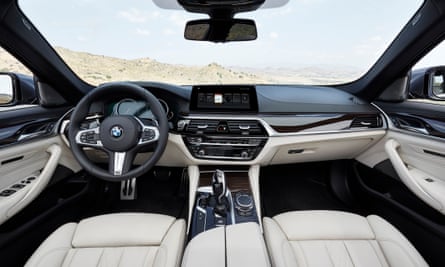 Ground control: the luxurious and driver-centred cockpit of the new 5-Series.