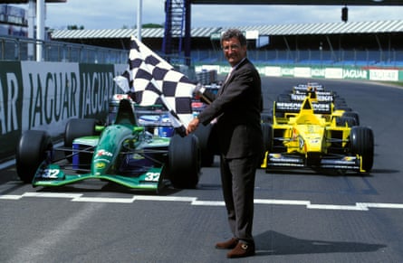 Jordan 10 Year History of Formula One Photo Shoot, Silverstone, England. 2 July 2000. (Photo by Sutton Images)