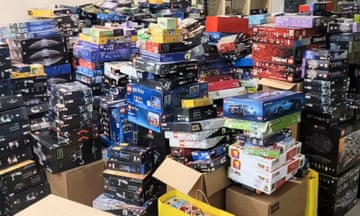 Police in Los Angeles recovered thousands of stolen Lego sets.