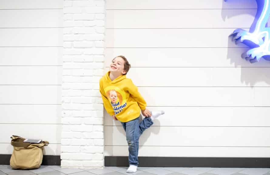 Gavin Thomas at the Mall of America in Bloomington, Minnesota.