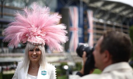 Racegoers are making their way in at Ascot.