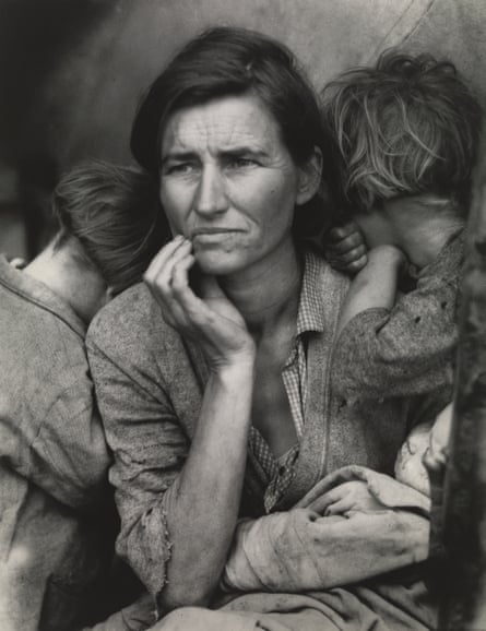 Migrant Mother, Nipomo, California, 1936 by Dorothea Lange, printed c.1950. Tate