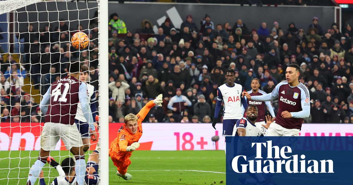 Aston Villa defeats Tottenham 2-1, pressures manager Postecoglou