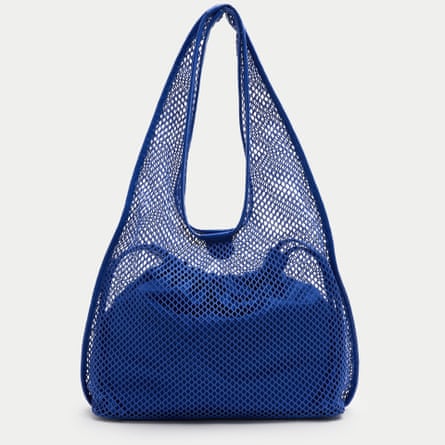M&S Mesh large beach bag.