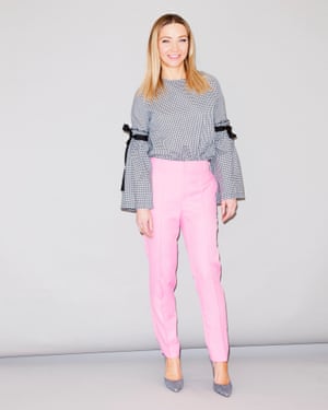 Jess Cartner-Morley in a top with statement sleeves