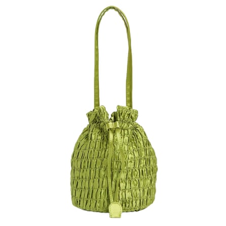 Lime green pouch, £128, Hai x Whistles