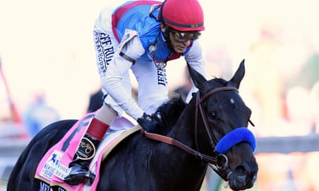 John Velazquez guides Medina Spirit to victory at the Kentucky Derby earlier this month