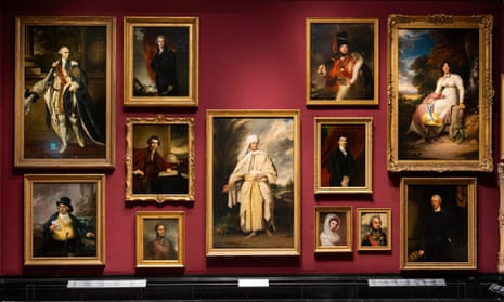 ‘Like it and move on’ … display featuring Portrait of Mai by Sir Joshua Reynolds at the National Portrait Gallery.