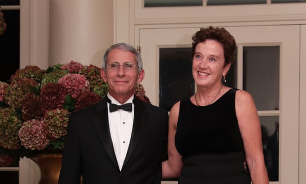 Fauci and his wife, Christine Grady