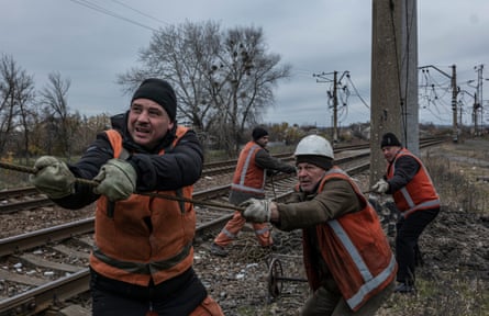 Iron People: Ukraine's railway network in a time of war – photo essay | Ukraine | The Guardian