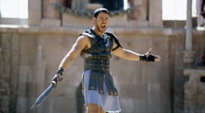 Maximus attitude … Russell Crowe in Gladiator.