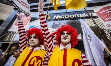 McDonald’s workers in São Paulo, Brazil