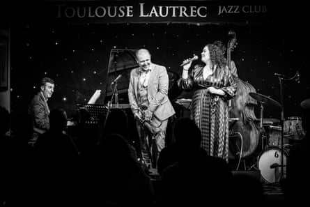Performers at Toulouse Lautrec jazz club, Kennington.