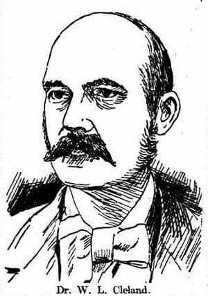 Dr. William Lennox Cleland, the head of the Lunacy Department.