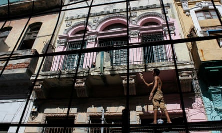Renovations in Havana’s Old Town.