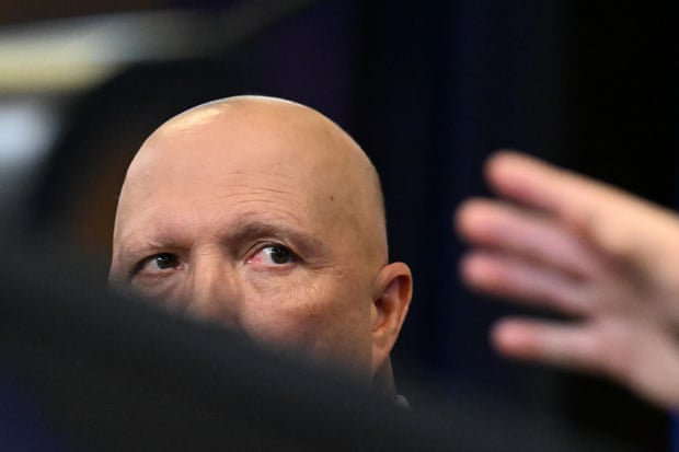 Peter Dutton in shadow