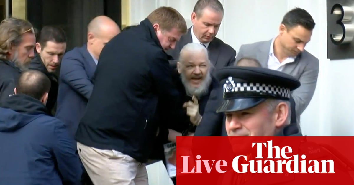 Assange arrest: Trump claims to 'know nothing about WikiLeaks' despite past praise – as it happened
