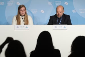 Veteran climate scientist James Hansen and his granddaughter, Sophie Kivlehan, who is among 21 young plaintiffs bringing a lawsuit against the US federal government over its CO2 emissions.