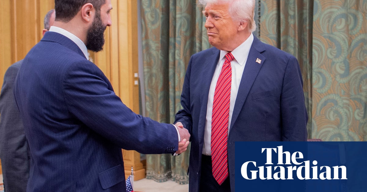 Trump meets Syria's president after lifting US sanctions on country